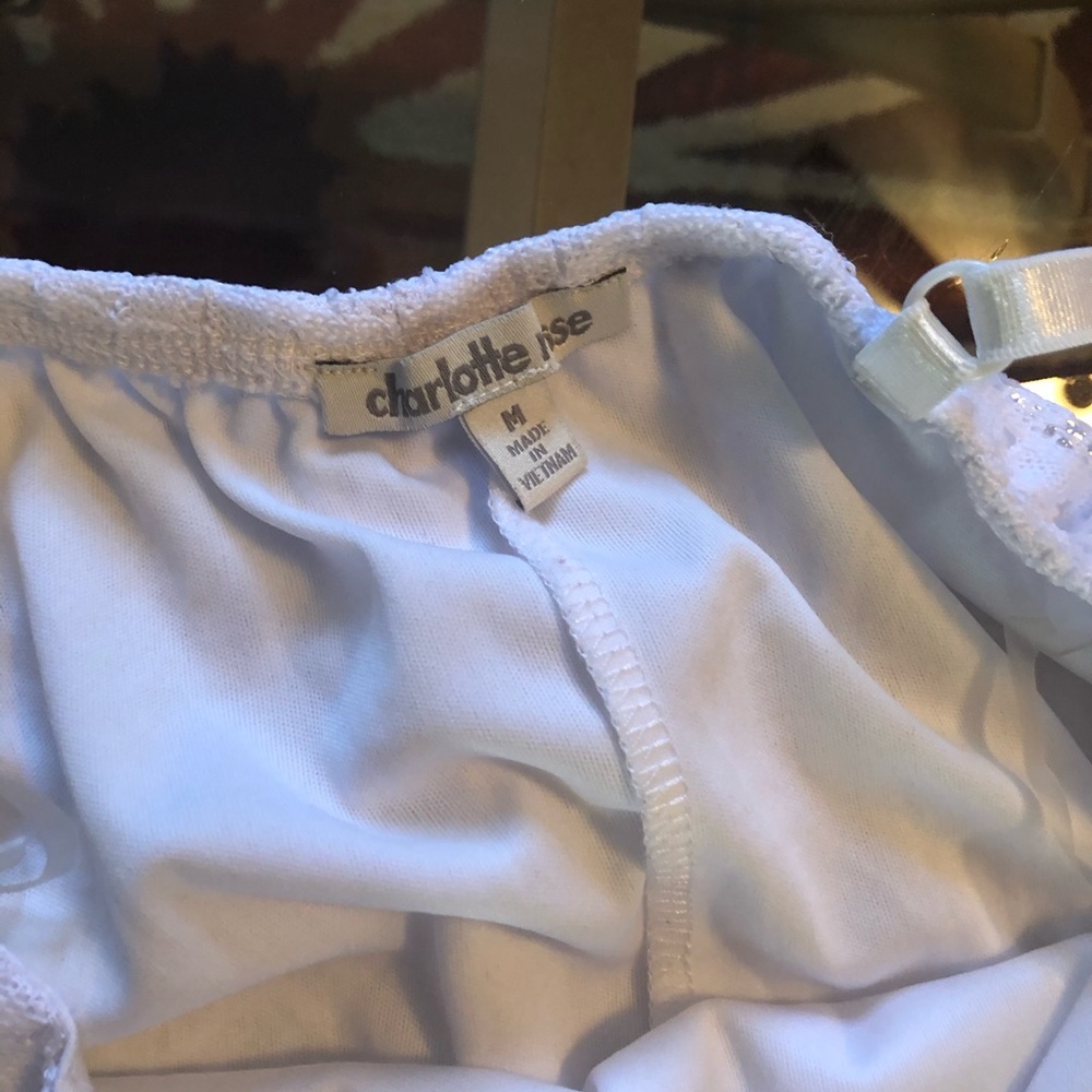 Charlotte Russe white long dress - Picture 4 of 8